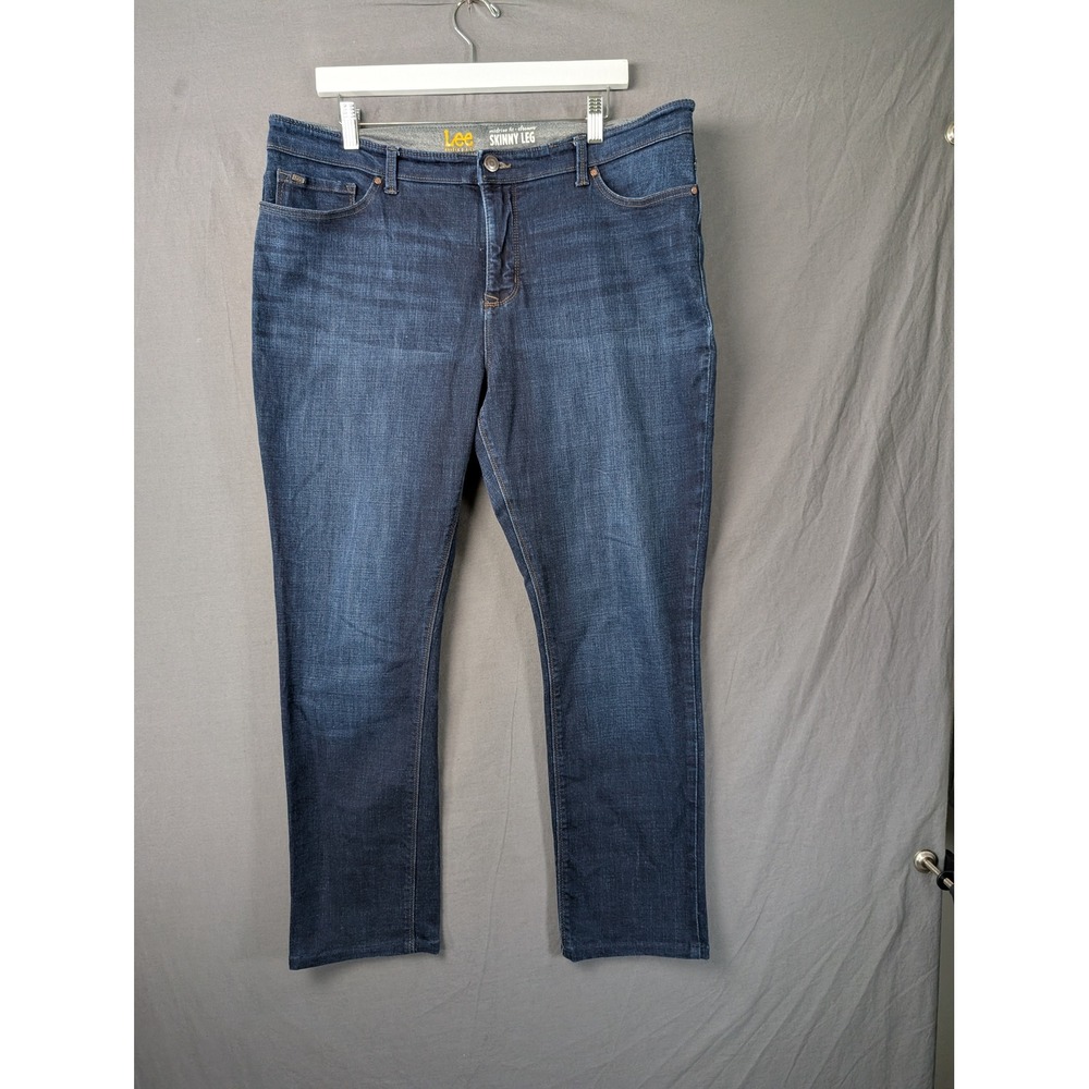 Lee Modern Series Dream Skinny Leg Jeans Dark Wash Blue Size 18M